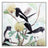 NF Living Wall Art - Willy Wagtail Trio Painting 83x83cm