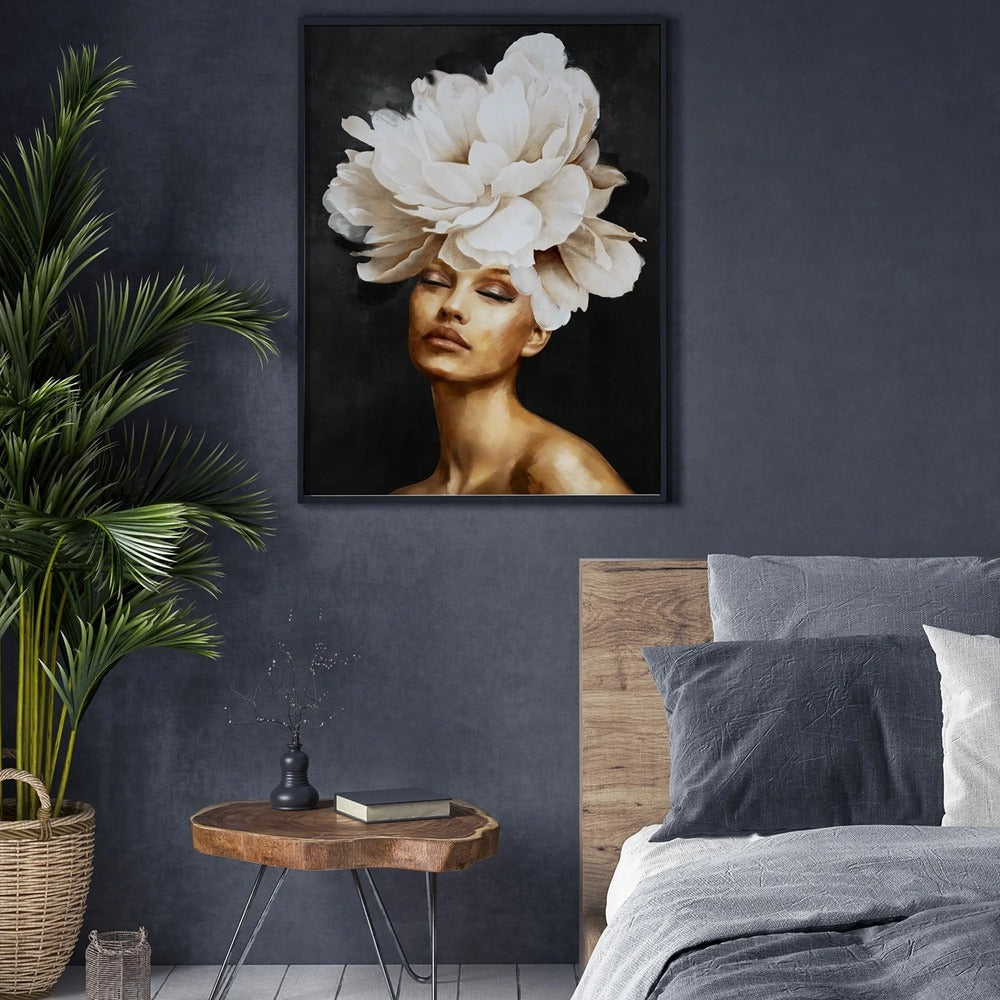 NF Living Wall Art - Witching Flower Painting 73x103cm