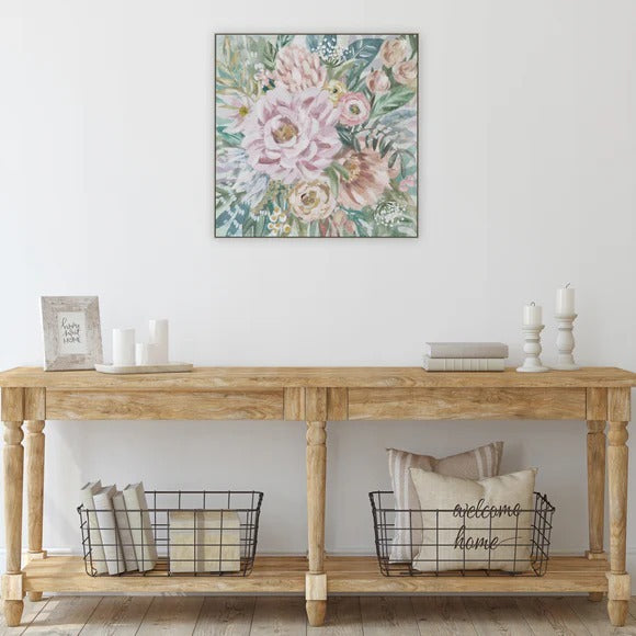 NF Living Wall Art - Bibbidi Bobbidi Bloom Painting 83x83cm