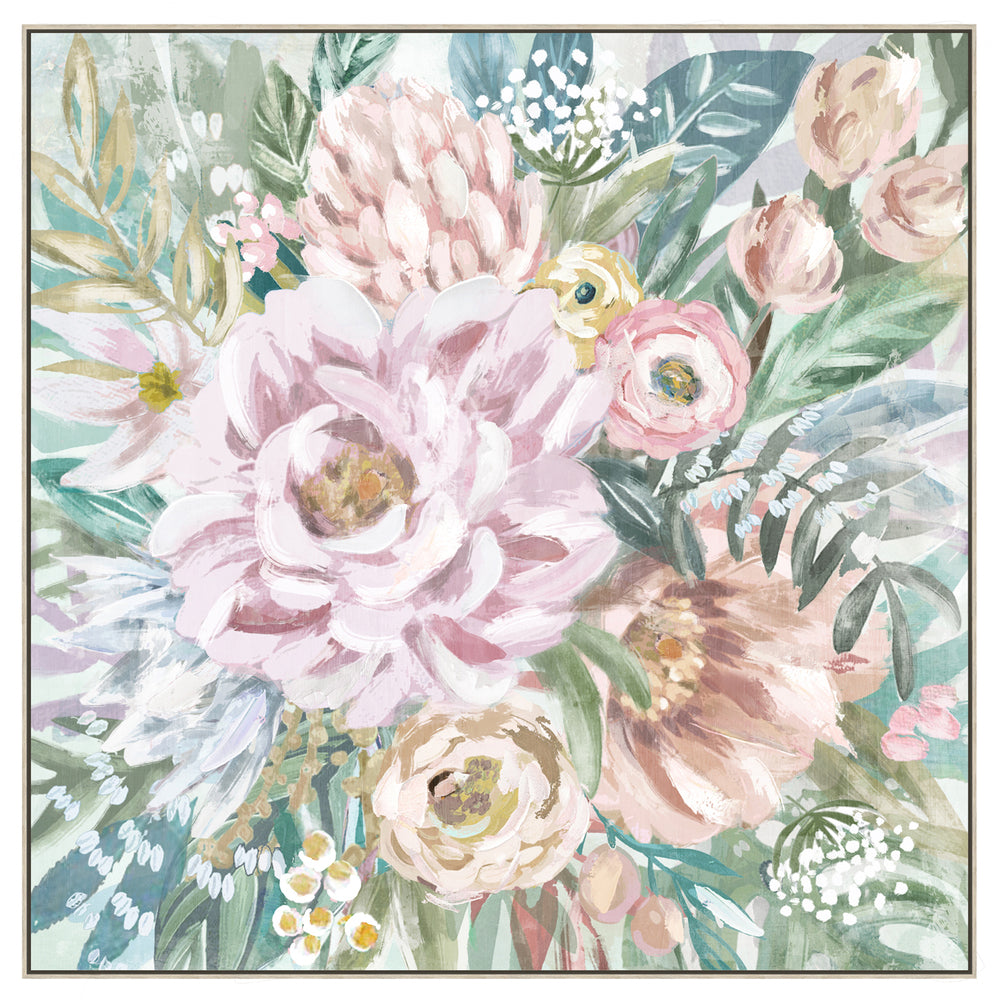 NF Living Wall Art - Bibbidi Bobbidi Bloom Painting 83x83cm