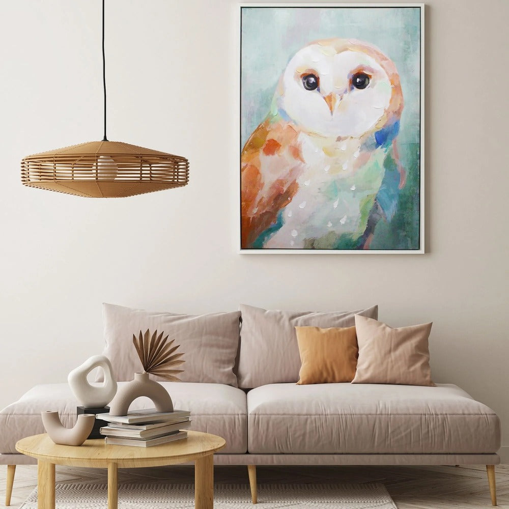 NF Living Wall Art - Owl For Now Painting 72x103cm