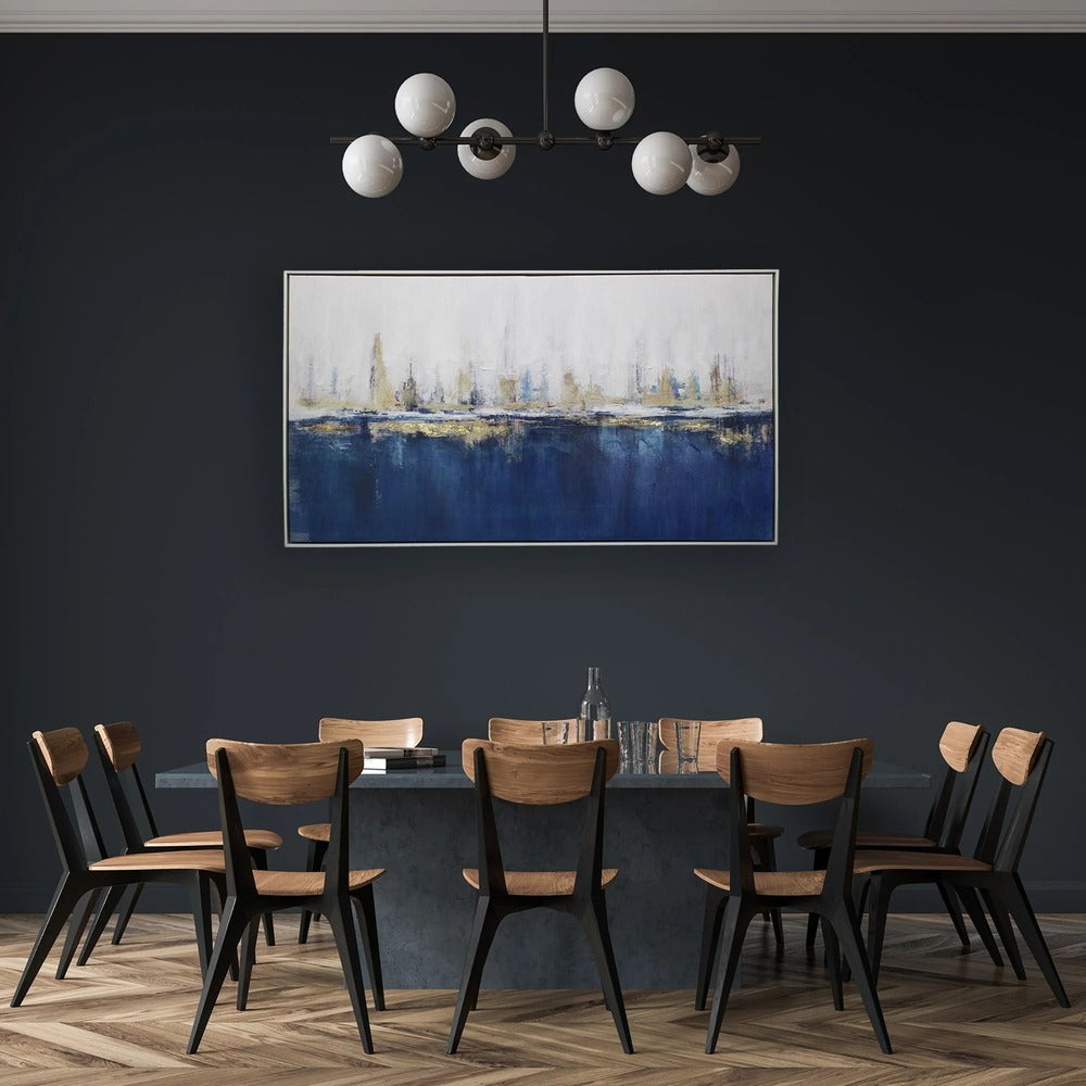 NF Living Wall Art - How Blue-tiful Painting 113x63cm