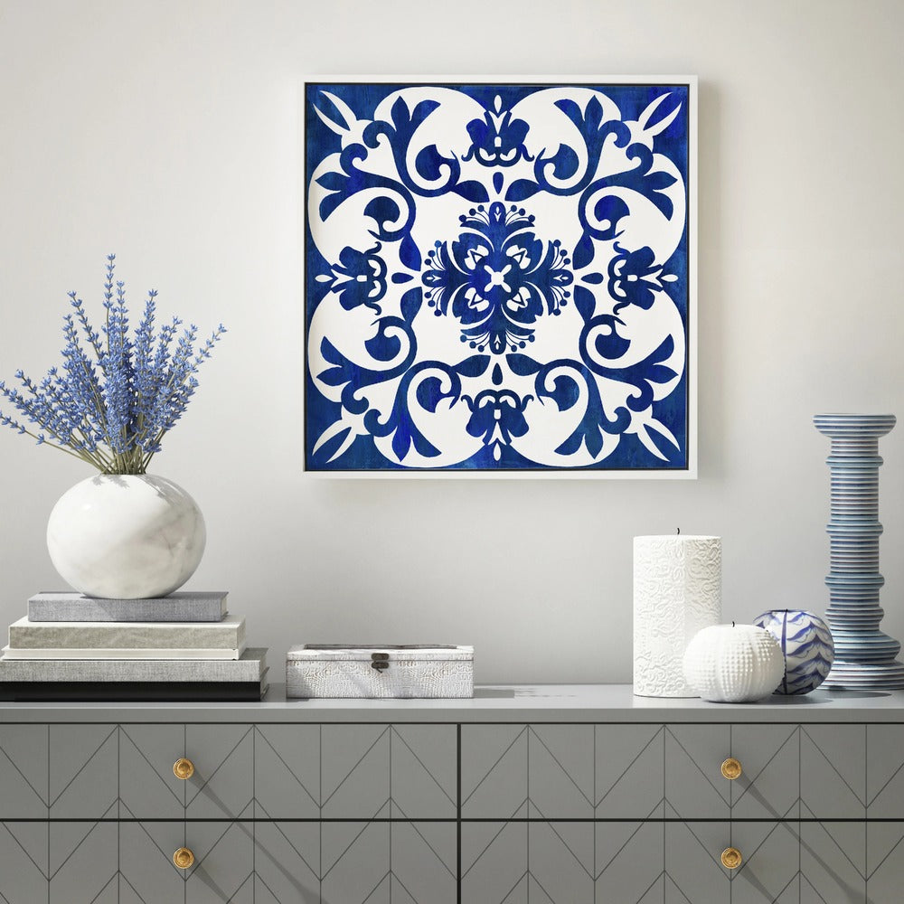 NF Living Wall Art - Run a Tile Painting 52x52cm