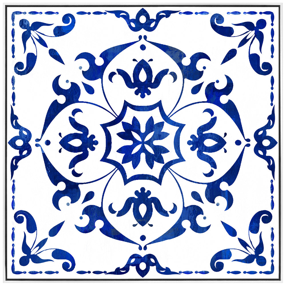 NF Living Wall Art - Tile of Man Painting 52x52cm