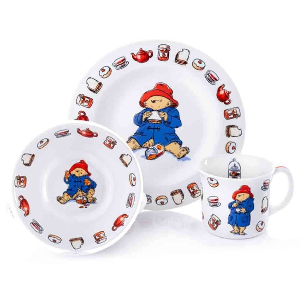 Paddington Bear by English Ladies - Children's Tableware 3pc Set