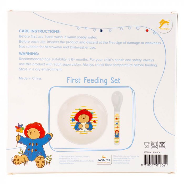 Paddington Bear Baby First Feeding Set