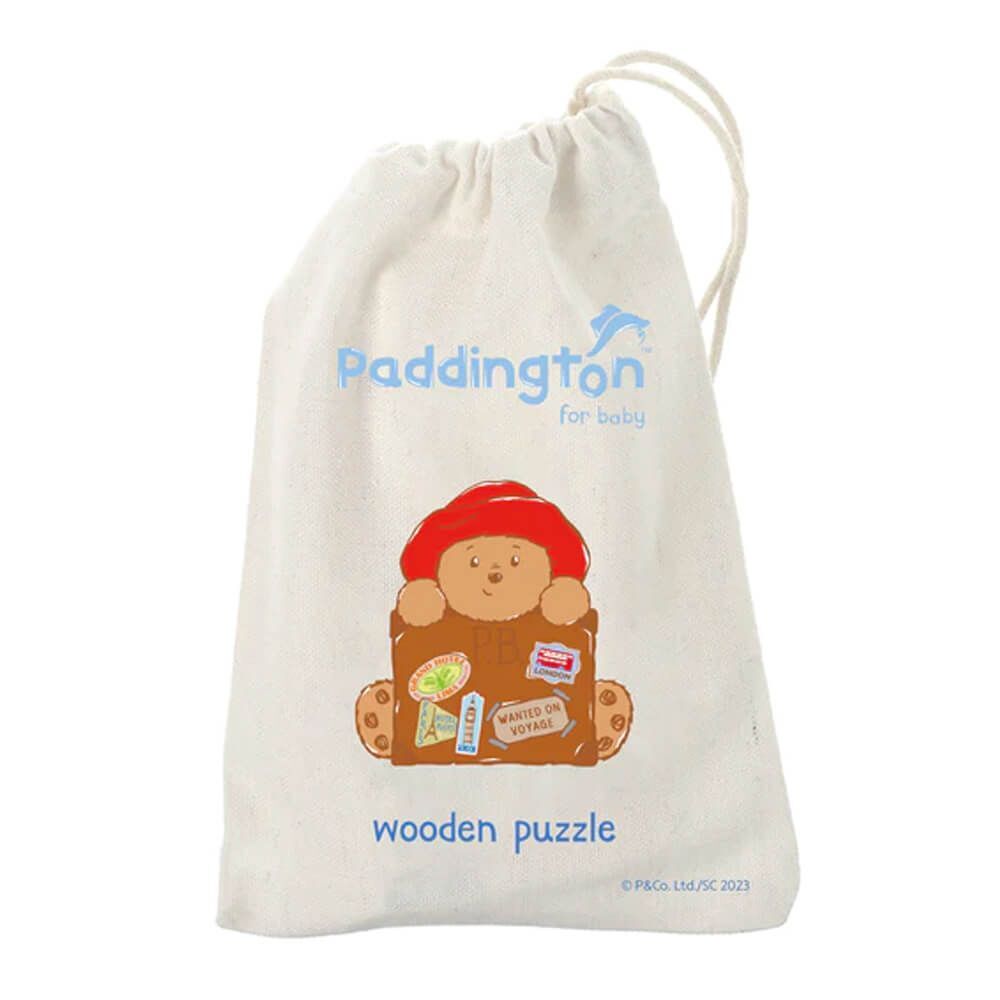 Paddington Bear Wooden Puzzle with Suitcase