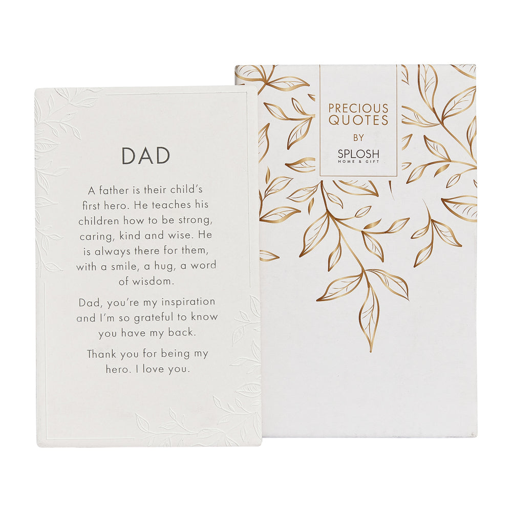 Splosh Precious Quotes Plaque - Dad