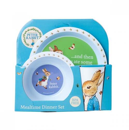 Peter Rabbit 3pc Dinner Set - Peter Rabbit