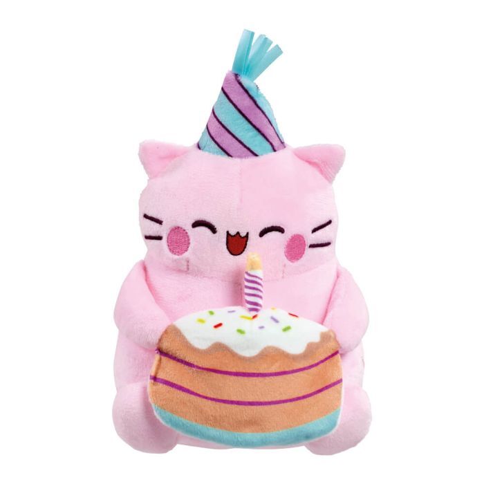 Pembe the Pink Cat Plush - Happy Birthday