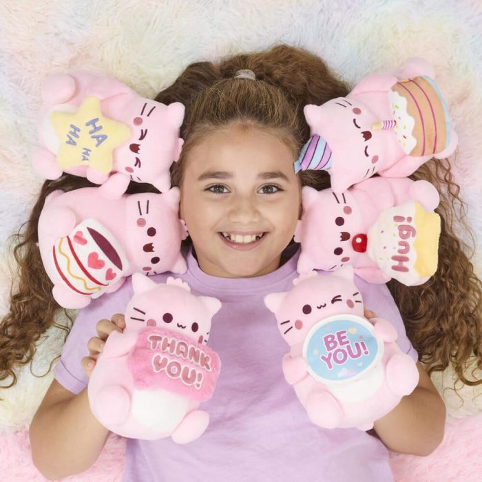 Pembe the Pink Cat Plush - Thank You