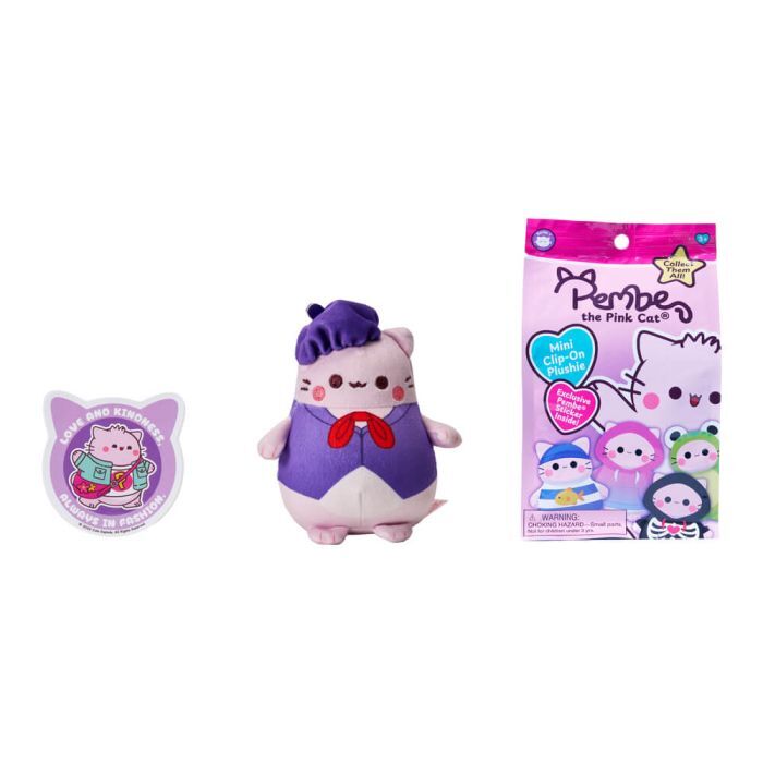Pembe the Pink Cat Blind Box - Mystery Clip-On Plush