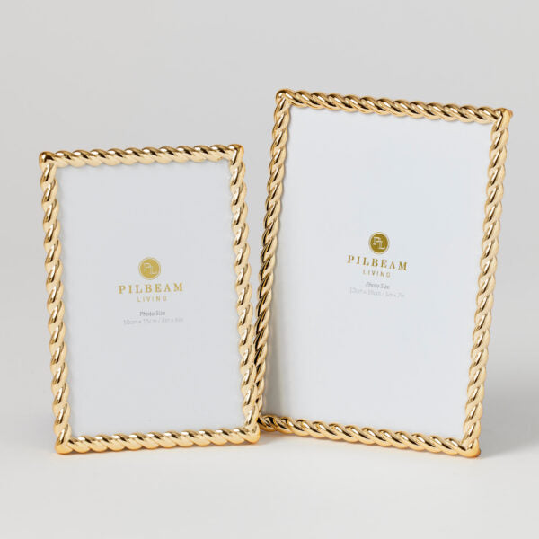 Pilbeam Living - Loren Gold Photo Frame 4x6