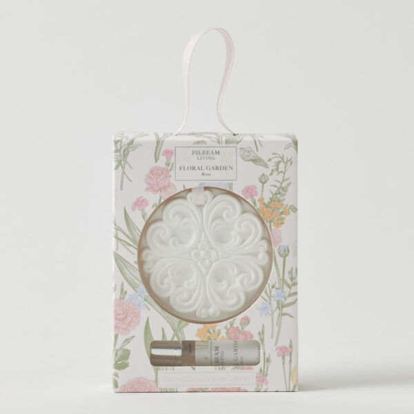 Pilbeam Living - Floral Garden Rose Scented Ceramic Disc