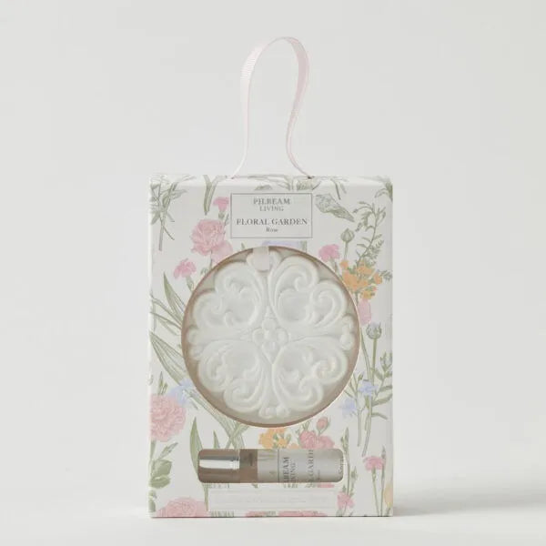 Pilbeam Living - Floral Garden Rose Scented Ceramic Disc