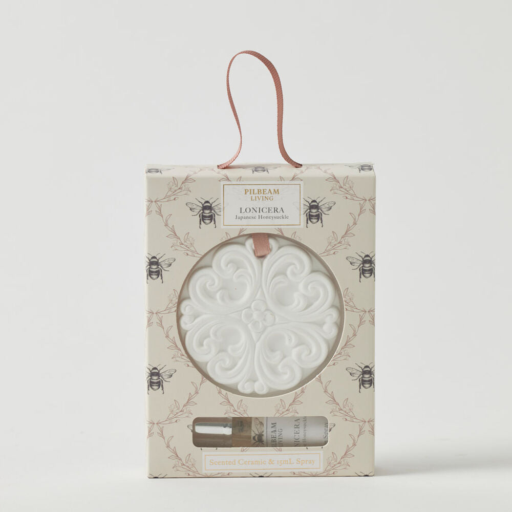 Pilbeam Living - Lonicera Japanese Honeysuckle Scented Ceramic Disc
