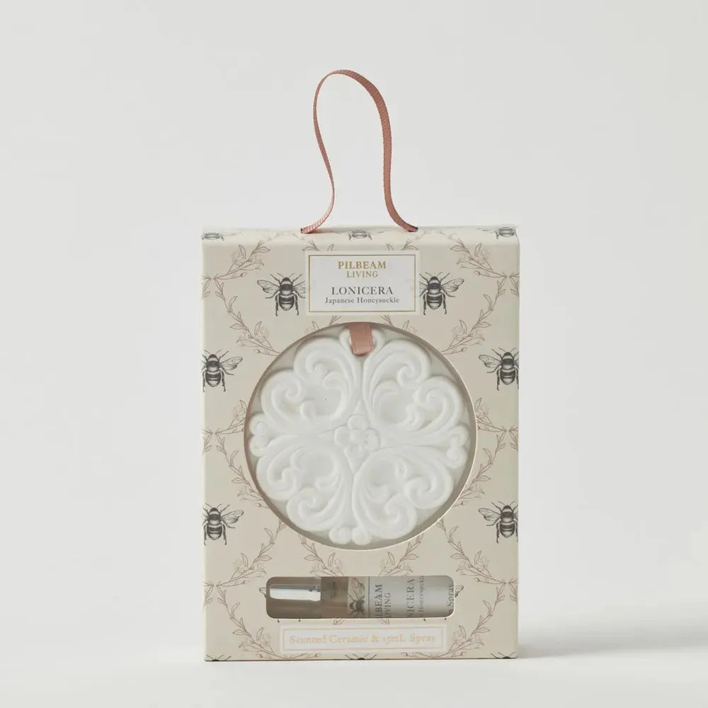 Pilbeam Living - Lonicera Japanese Honeysuckle Scented Ceramic Disc