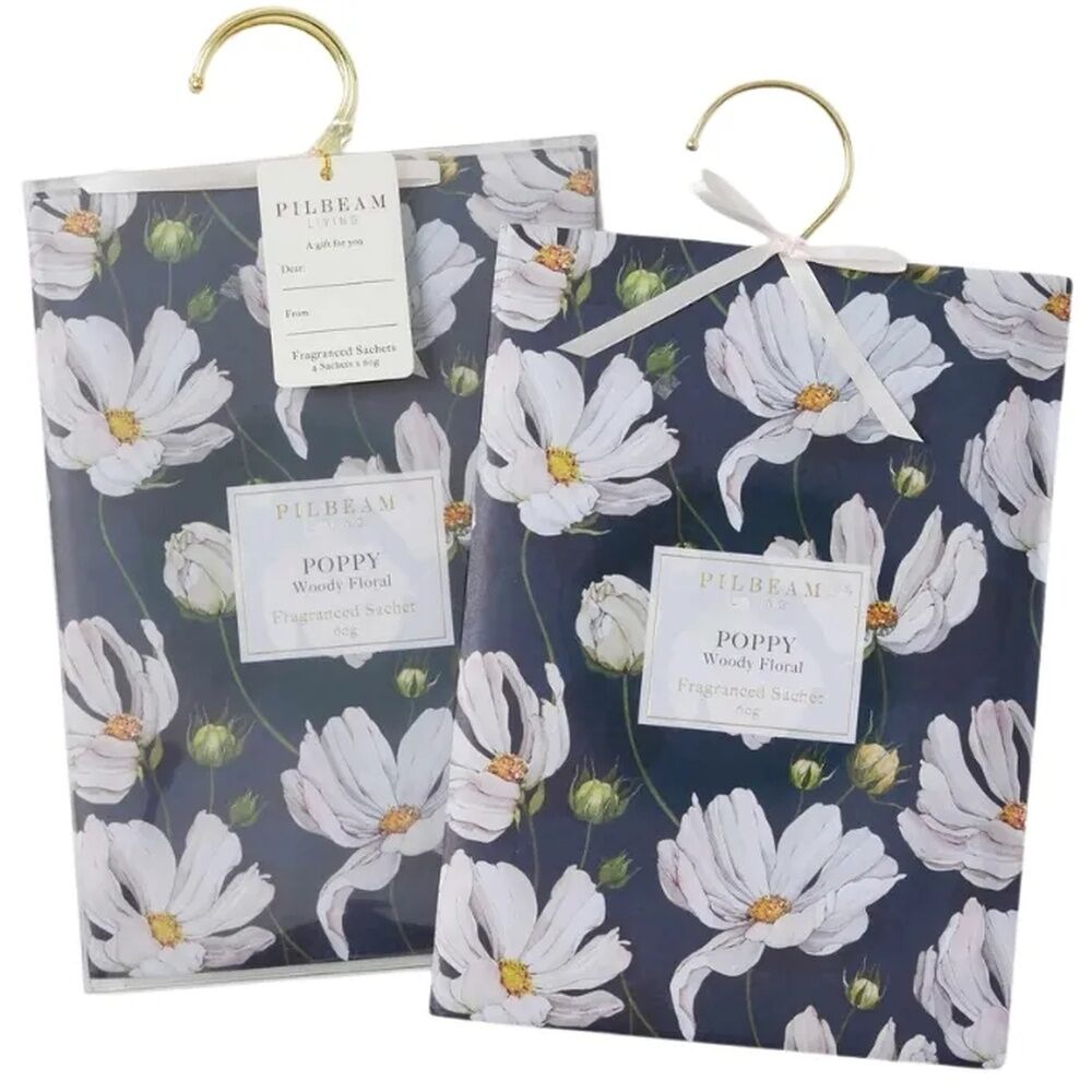 Pilbeam Living - Poppy Scented Hanging Sachets