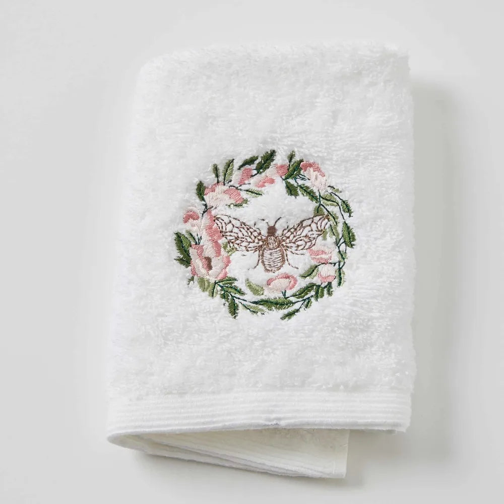 Pilbeam Living - Floral Bee Face Washer
