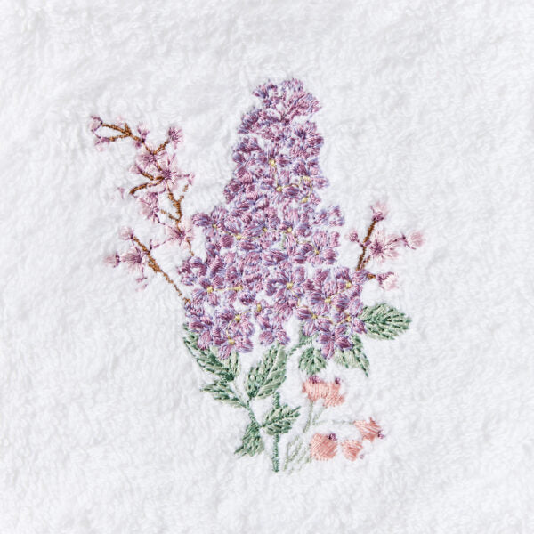 Pilbeam Living - Lilac Bouquet Face Washer