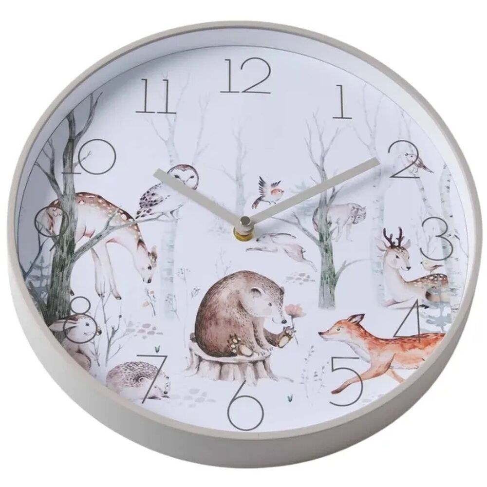 Pilbeam Jiggle & Giggle - Forest Party Wall Clock