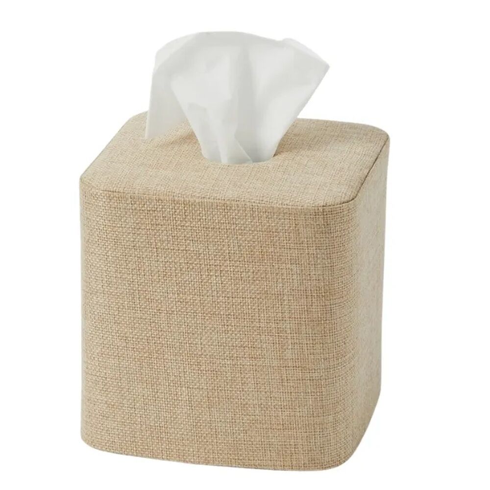 Pilbeam Living - Aura Blush Square Tissue Box Holder