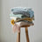 Pilbeam Living - Blue Herringbone Throw Blanket