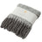 Pilbeam Living - Herringbone Throw Grey