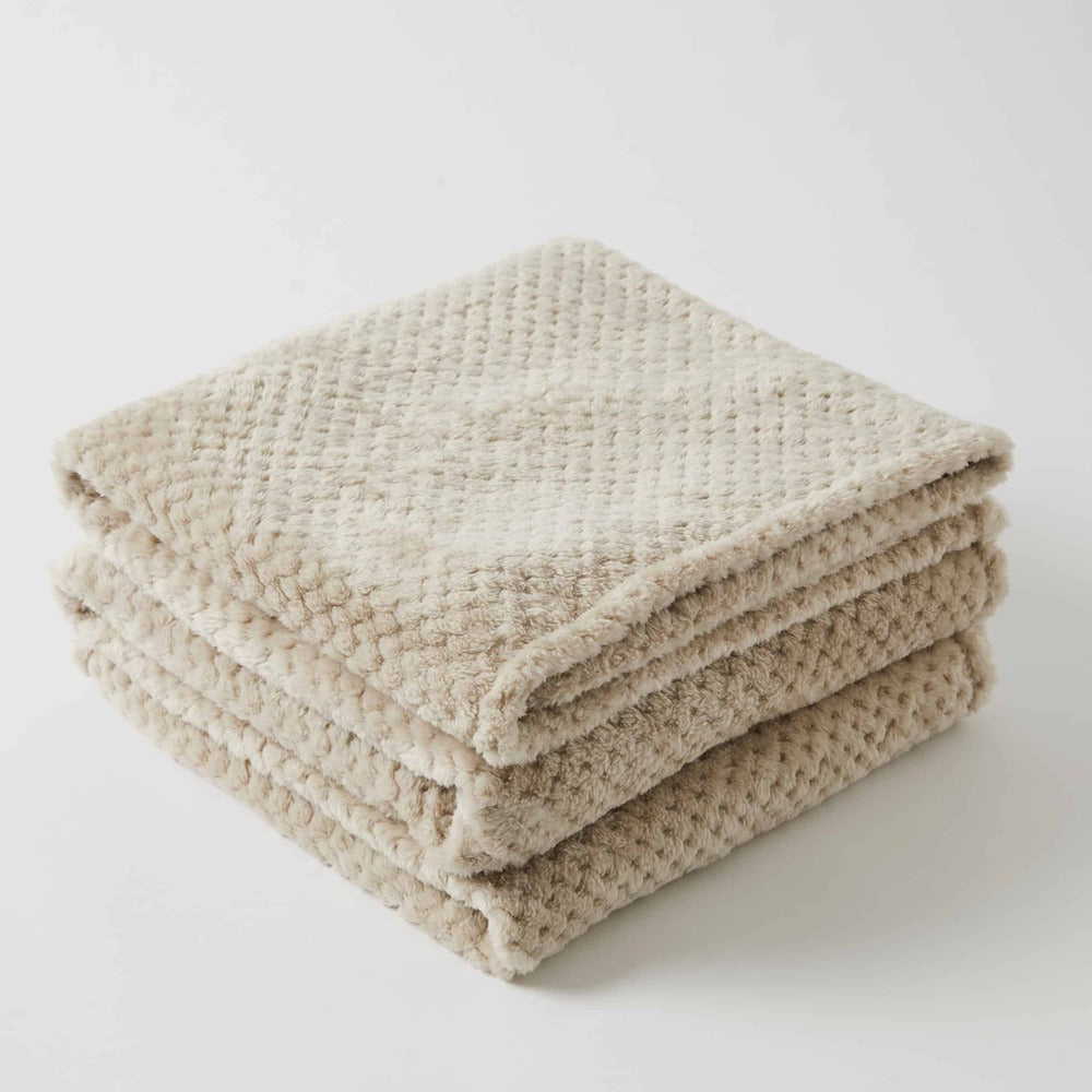 Pilbeam Living - Latte Aria Throw Blanket