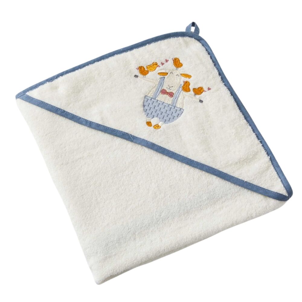 Pilbeam Jiggle & Giggle - Stanley Sheep Hooded Bath Towel
