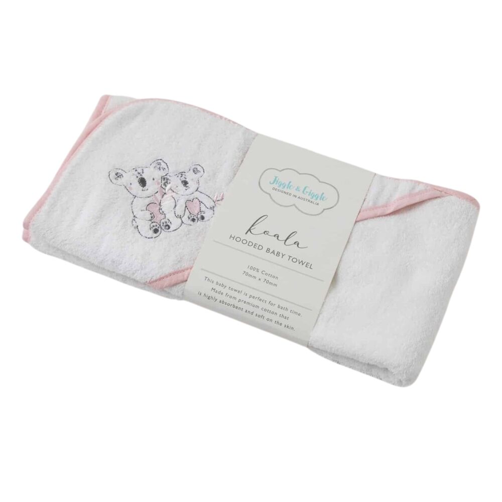 Pilbeam Jiggle & Giggle - Kayla Koala Hooded Bath Towel