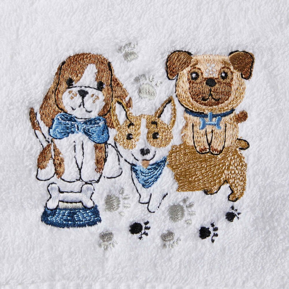 Pilbeam Jiggle & Giggle - Pawsome Bath Towel & Face Washer Set