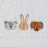 Pilbeam Jiggle & Giggle - Animal Faces Bath Towel & Face Washer Set