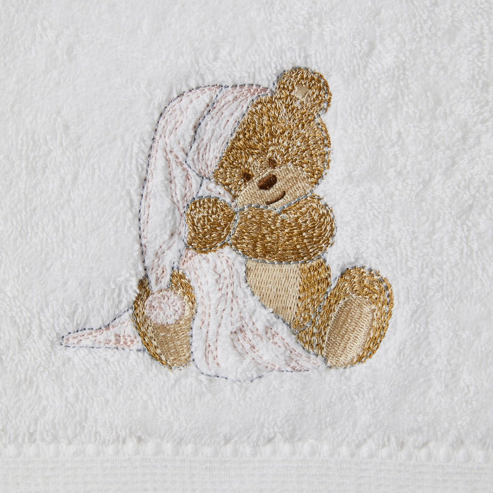 Pilbeam Jiggle & Giggle - Notting Hill Bear Bath Towel & Face Washer Set