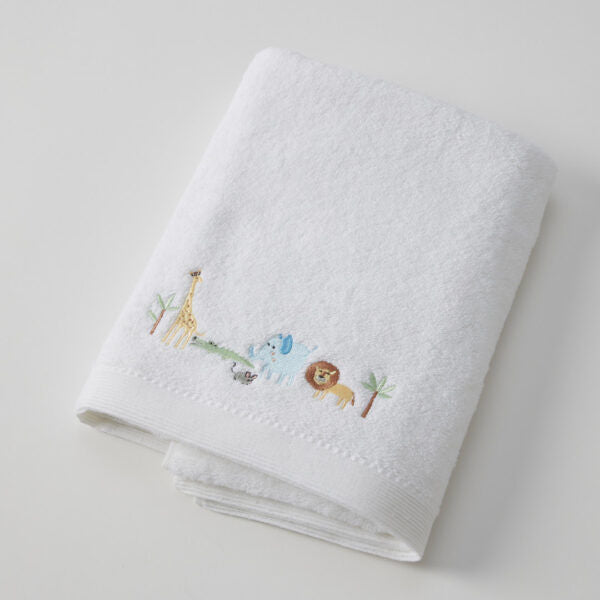 Pilbeam Jiggle & Giggle - Jungle Adventure Bath Towel & Face Washer Set