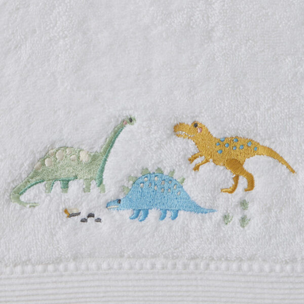 Pilbeam Jiggle & Giggle - Dallying Dino Bath Towel & Face Washer Set