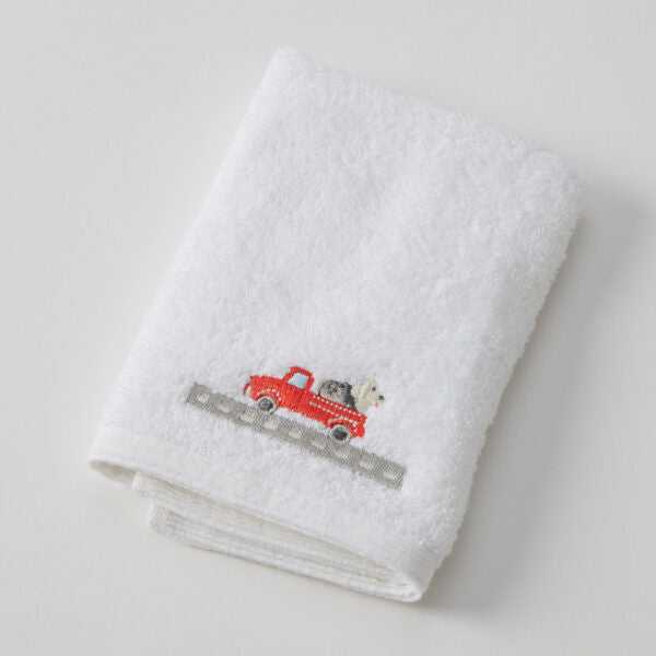 Pilbeam Jiggle & Giggle - Trucking Along Bath Towel & Face Washer Set