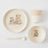 Notting Hill Bear - Kids Bamboo 4pc Dinner Set