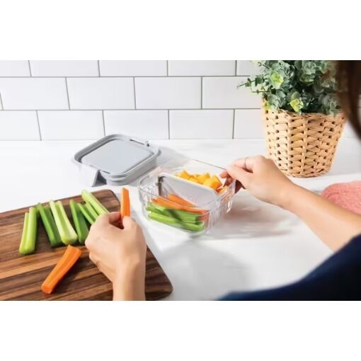 Packit Mod Snack Bento Container - Steel Grey