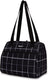 Packit Freezable Hampton Lunch Bag - Black Grid