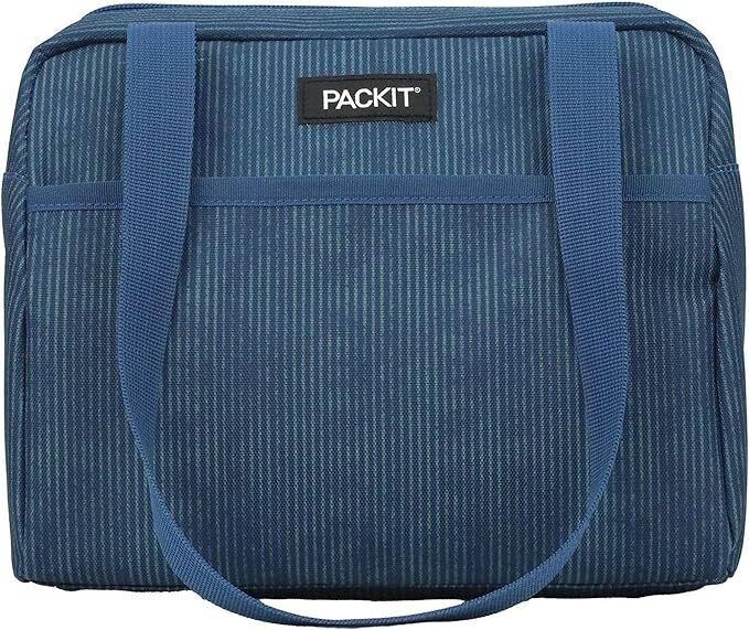 PackIt Freezable Hampton Lunch Bag - Teal Corduroy