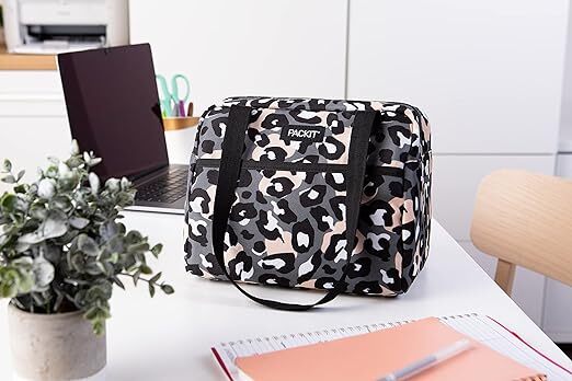 Packit Freezable Hampton Bag - Wild Leopard Grey