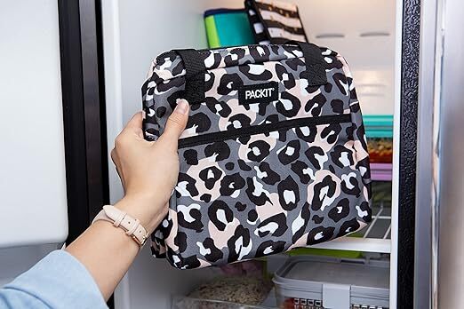 Packit Freezable Hampton Bag - Wild Leopard Grey