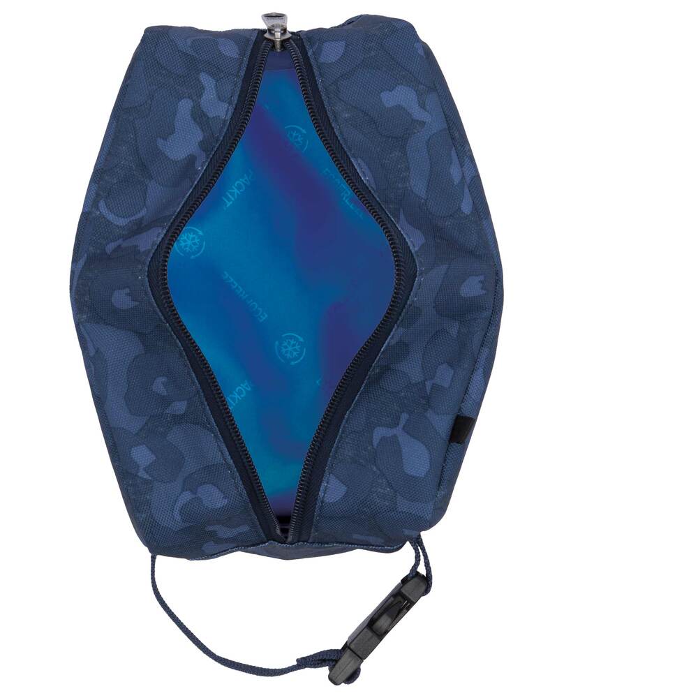 Packit Freezable Snack Box - Heather Leopard Navy