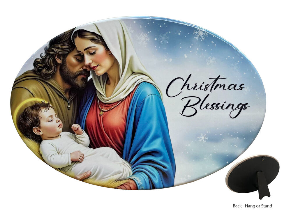 Heavenly Ceramic Plaque - Christmas Blessing