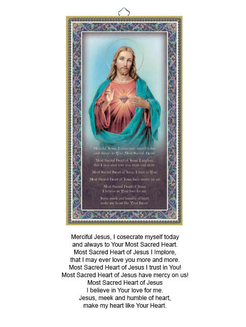 Hanging Wood Plaque With Prayer - Prayer