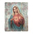 Vintage Hanging Saint Plaque - Sacred Heart Of Mary