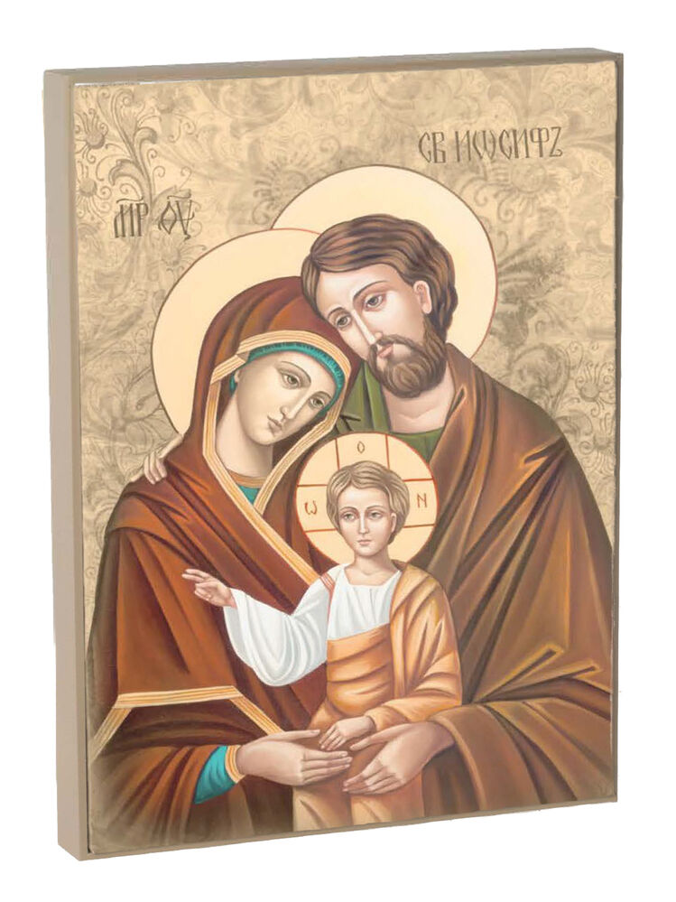 Wooden Plaque - Holy Family