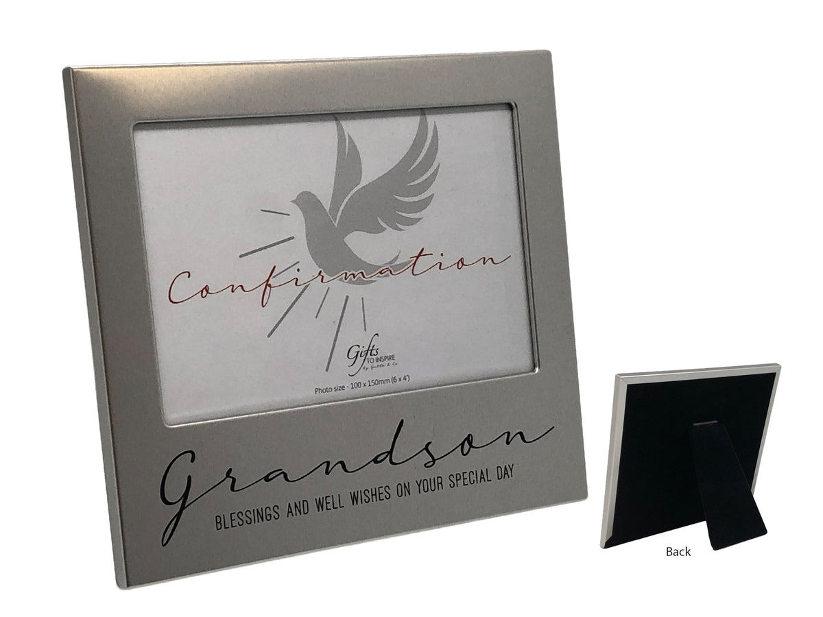 Confirmation Photo Frame - Grandson