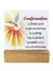 Fleur Ceramic Plaque - Confirmation